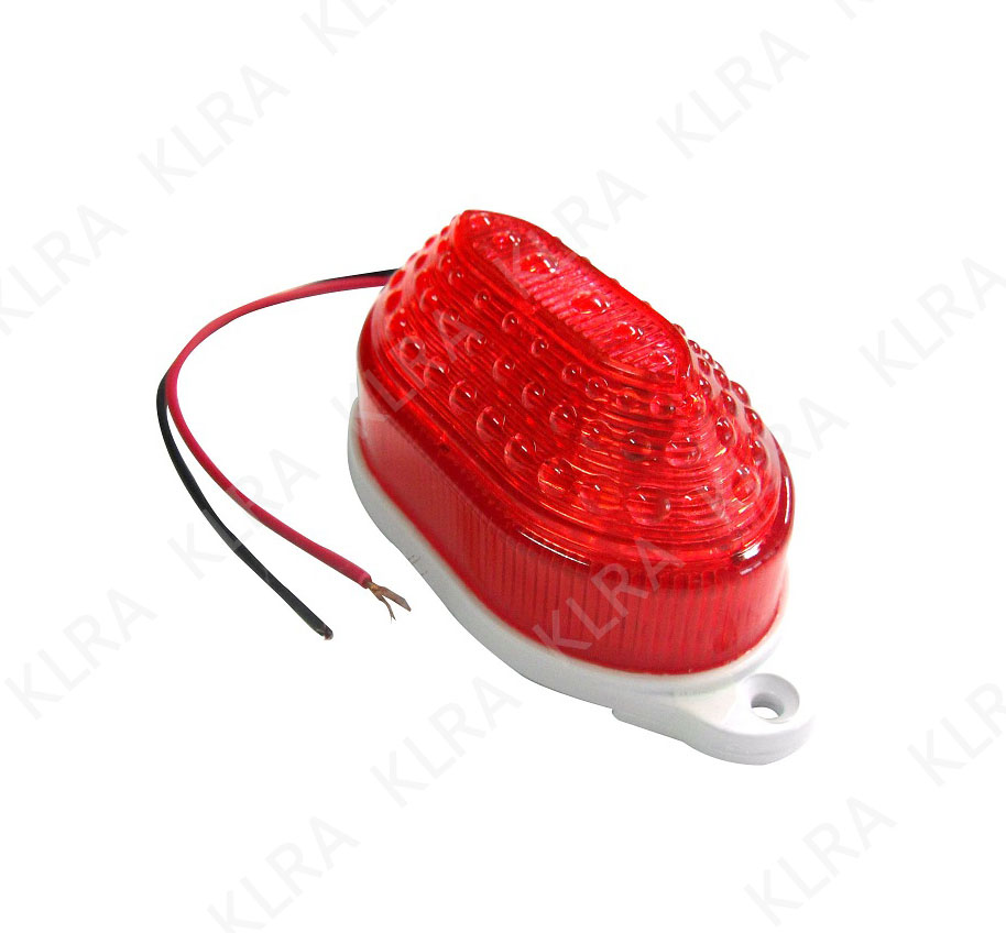 시그널 경광등(적색)12~24V호환 LED/ 1개